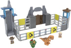 Tile Town Jurassic World Gate Escape - Azulejos magnéticos, 84 piezas