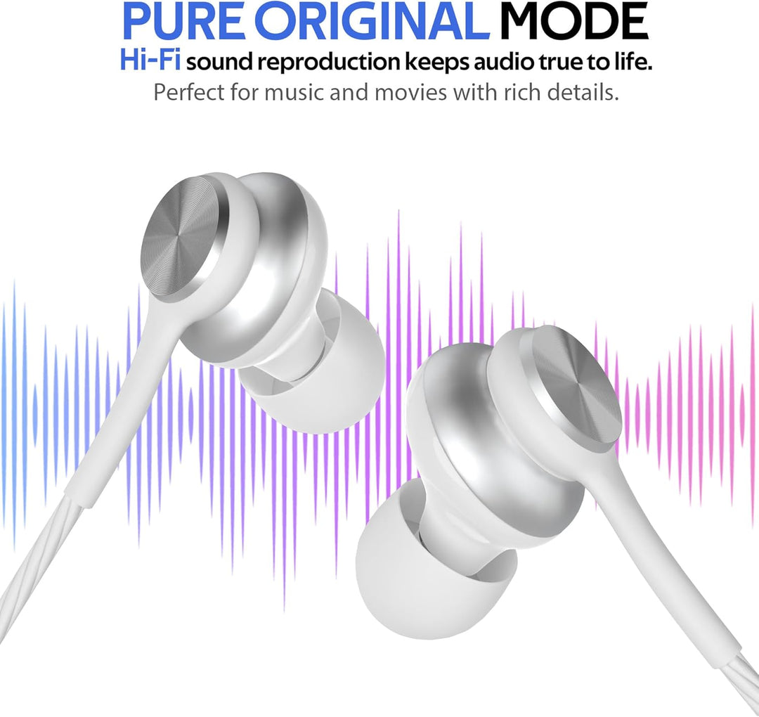 GWVTJQ Auriculares intrauditivos USB-C con cable, auriculares con t...