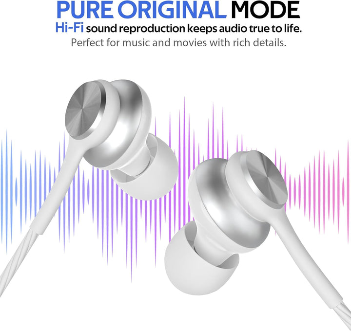 GWVTJQ Auriculares intrauditivos USB-C con cable, auriculares con t...