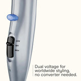 Conair 1875 W 3 en 1 estilizador icónico, color gris y negro