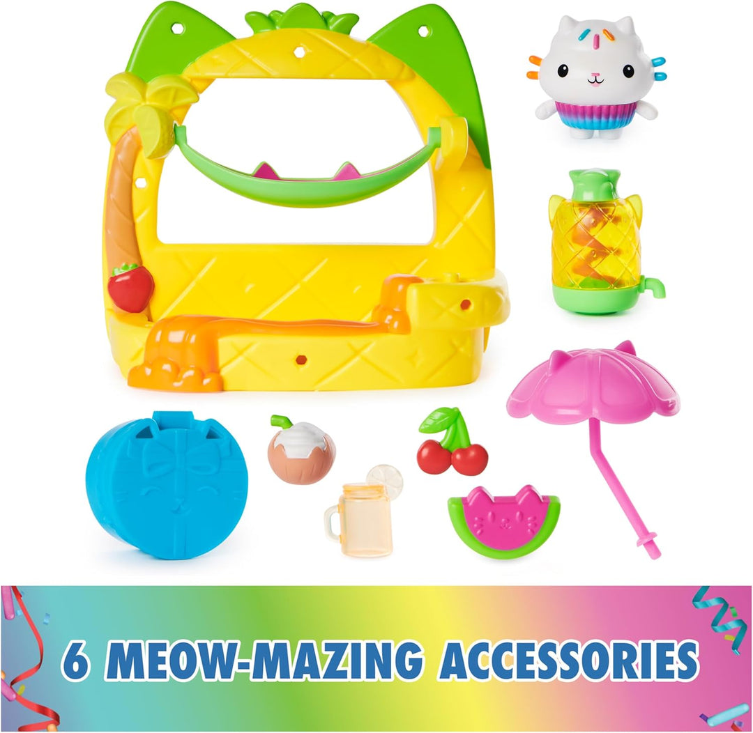 DreamWorks Gabby's Dollhouse, juego de balcón de batido de frut...