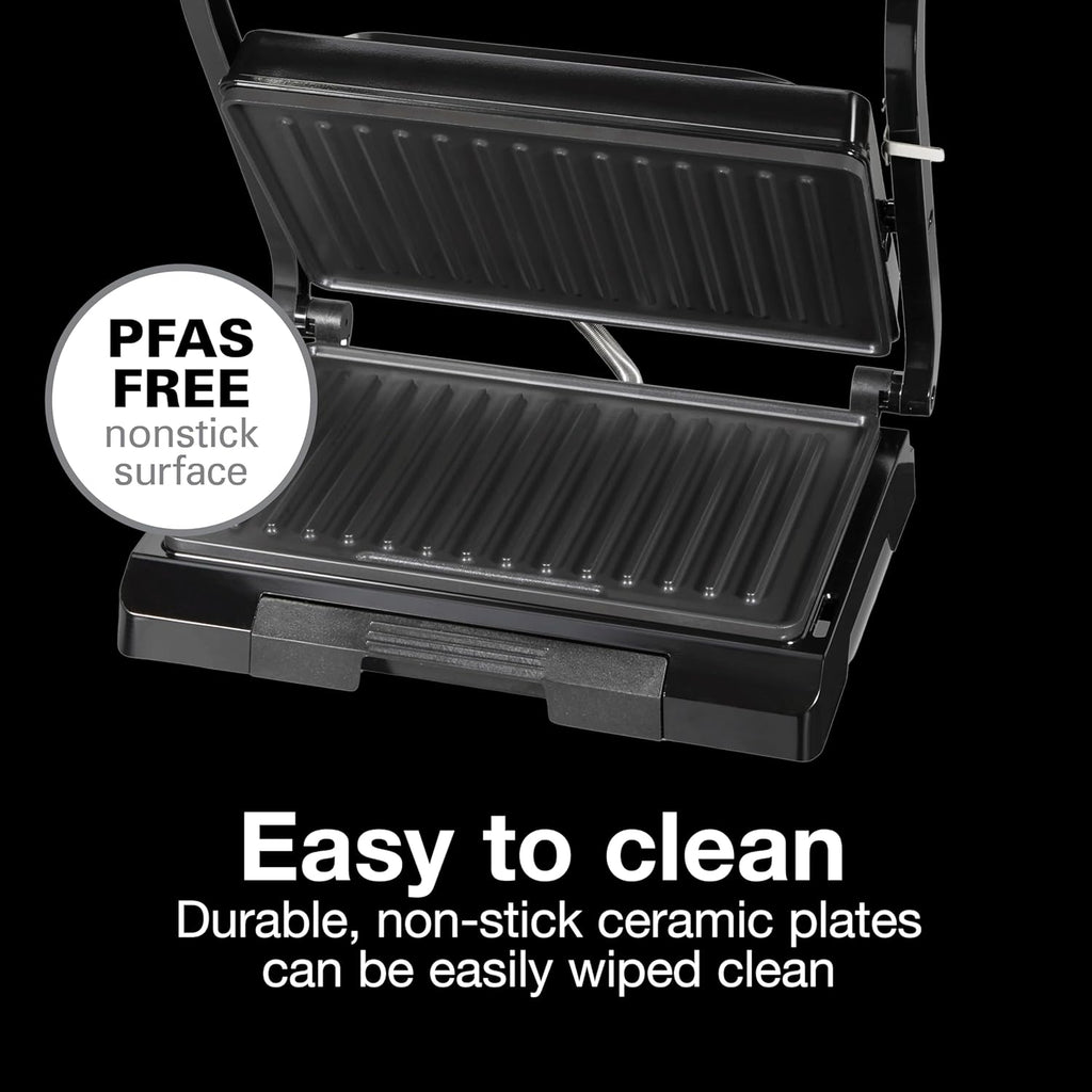 Proctor Silex Panini Press - Parrilla para sándwiches y parrilla eléctrica