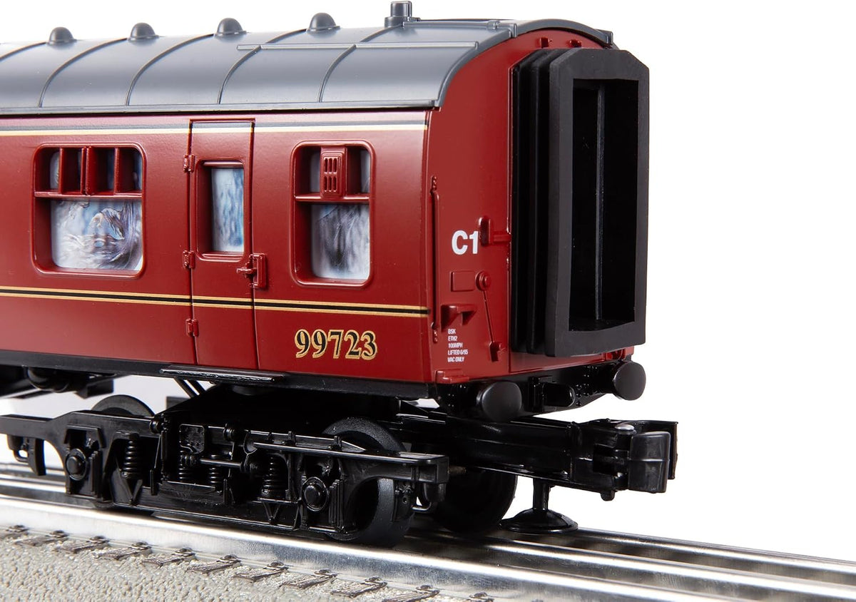 Lionel Trains - Vagón de los Dementores con Sonidos #99723, Escala O, Rojo, gris