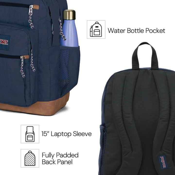 JanSport Mochila Cool con funda para laptop de 15 pulgadas, mochila...