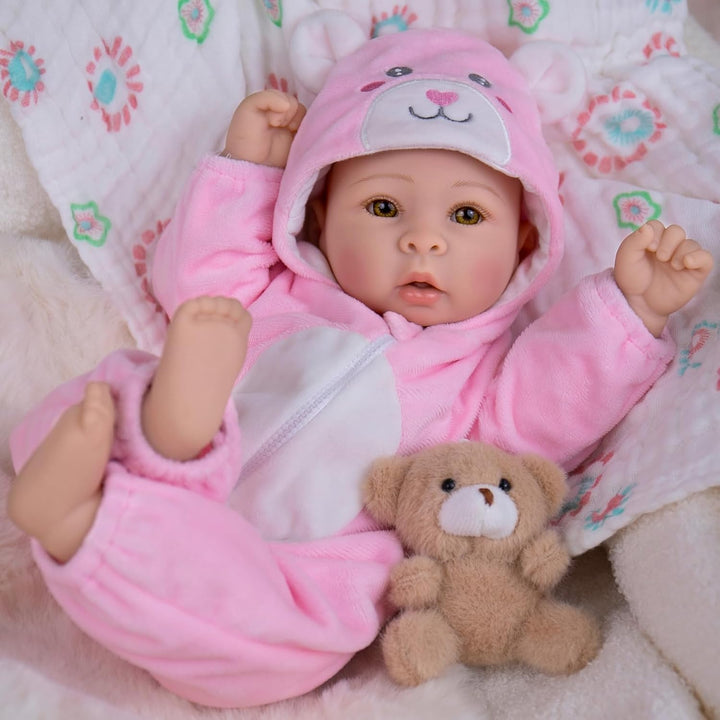 UOFTKIZ Baby Dolls Girl - Muñeca de bebé de la vida real de 17 pulg...