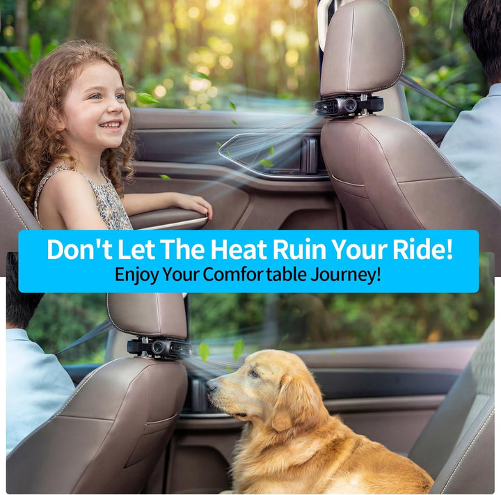 Ventilador de asiento de coche para conductor y asiento trasero \u2...