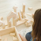 Bloques para armar lisos de madera Melissa Doug Estándar
