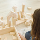 Bloques para armar lisos de madera Melissa Doug Estándar