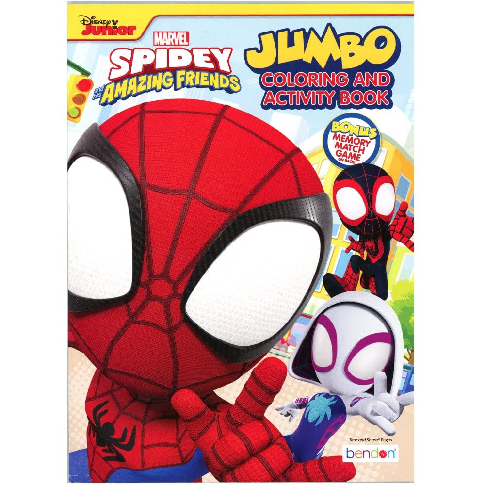 Marvel Spidy and His Amazing Friends 64-page Coloring and