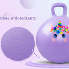 Pelotas Saltarinas para niños de 3 a 8 años, pelota saltarina de 18 pulgadas con asa, saltarín inflable de 18", juguetes de salto de 45cm, juguetes de salto de jardín, regalos para niñas y