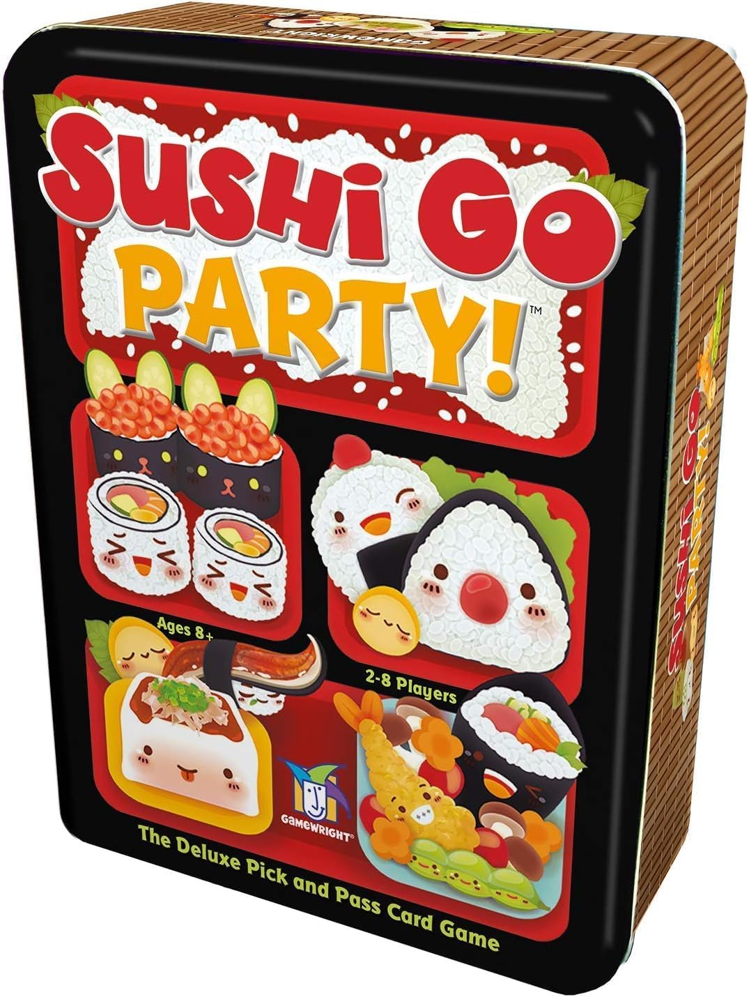 Sushi Go Party! - El juego de cartas deluxe de seleccionar y pasar de Gamewright, multicolor