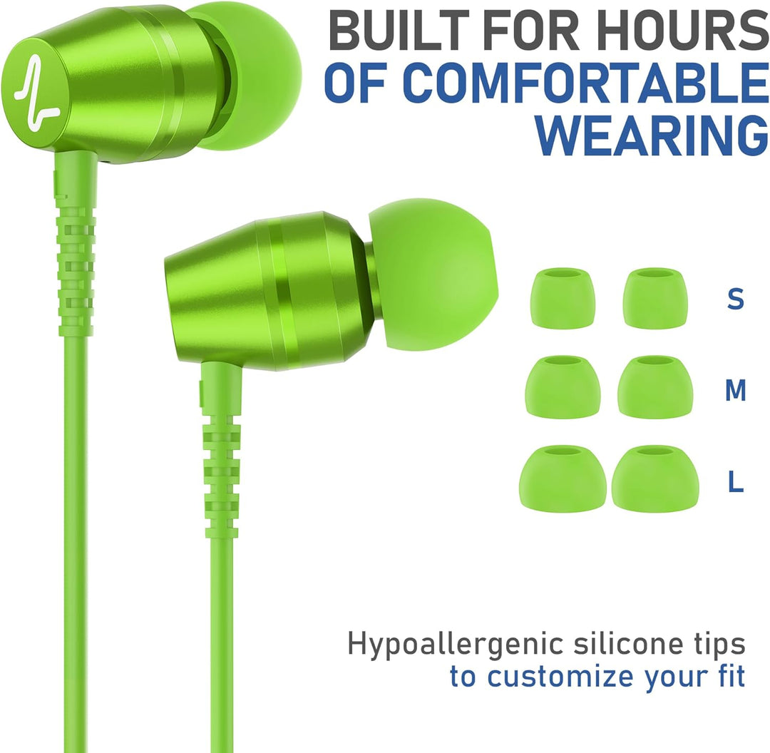 LUDOS OMNITONE Auriculares con cable in-Ear, 5 años de garantía, au...