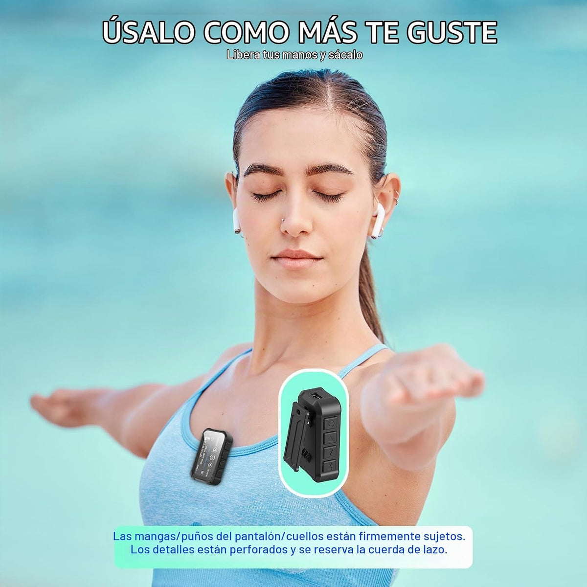 Reproductor de MP3 con Bluetooth, reproductor de música digital portátil