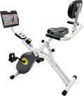 Bicicleta estática estática plegable magnética reclinada
