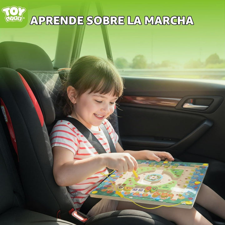 TOY Life Laberinto magnético de color y números - Juguetes Montesso...