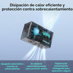 ASMAX Bomba de aire eléctrica T30 Mini inflador de neumáticos con manómetro