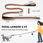 Correa para perro y arnés táctico para perro, juego reflectante resistente para entrenamiento de caminar