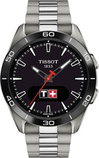 Tissot T-Touch Connect Sport, reloj solar de cuarzo suizo, 1.693 in, esfera negra, reloj unisex
