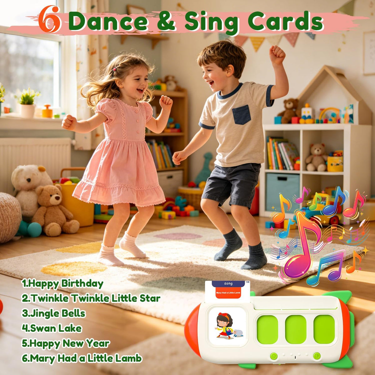Tarjetas flash parlantes para niños pequeños, Tarjetas flash