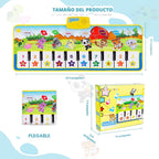 Alfombrilla de piano, tapete musical, piano de piso, juguetes para niños
