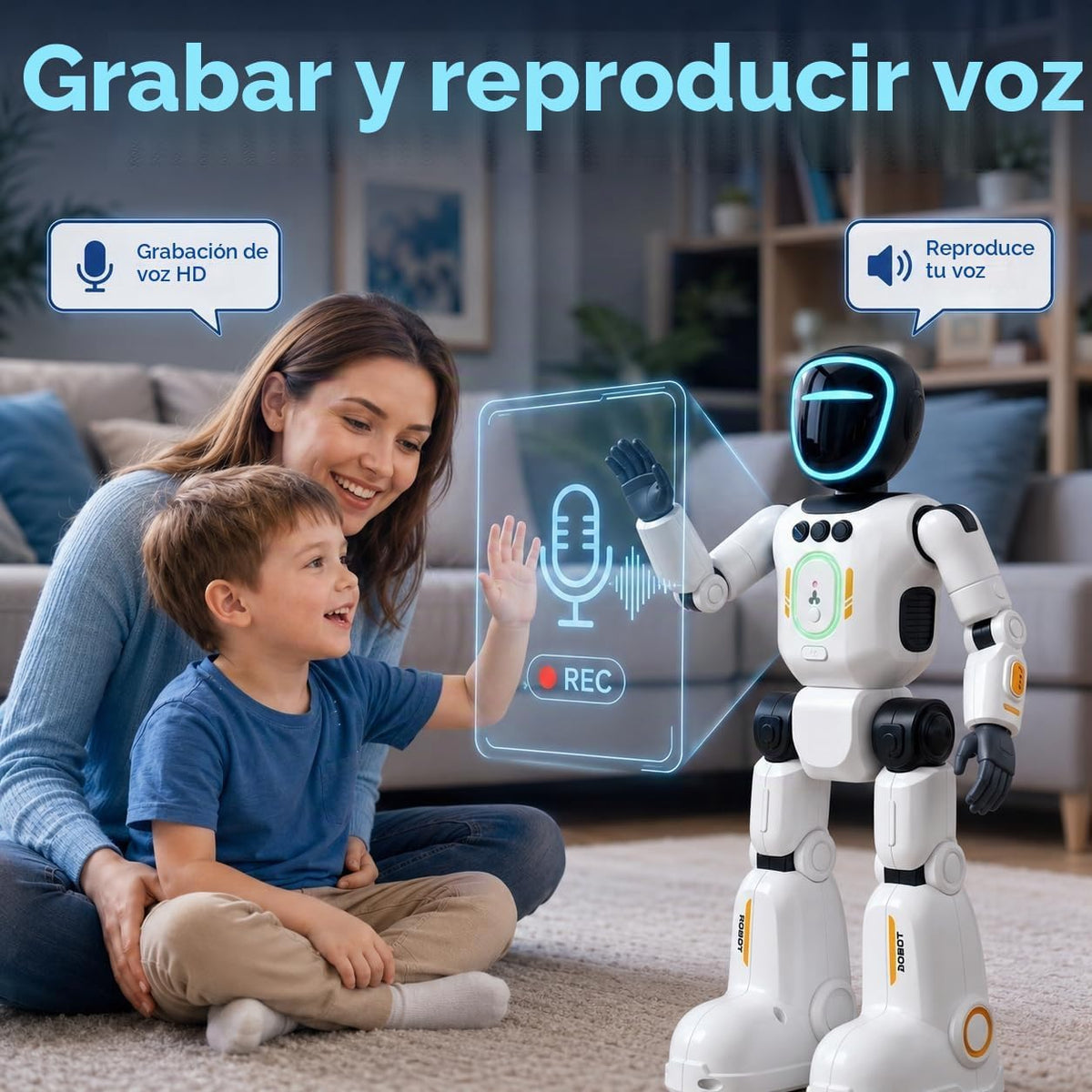 Robot de juguete AI para niños, robot interactivo programable