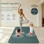 Tapete de Yoga Plegable 74"x47.2"x 0.4" – Tapete de Yoga Grande