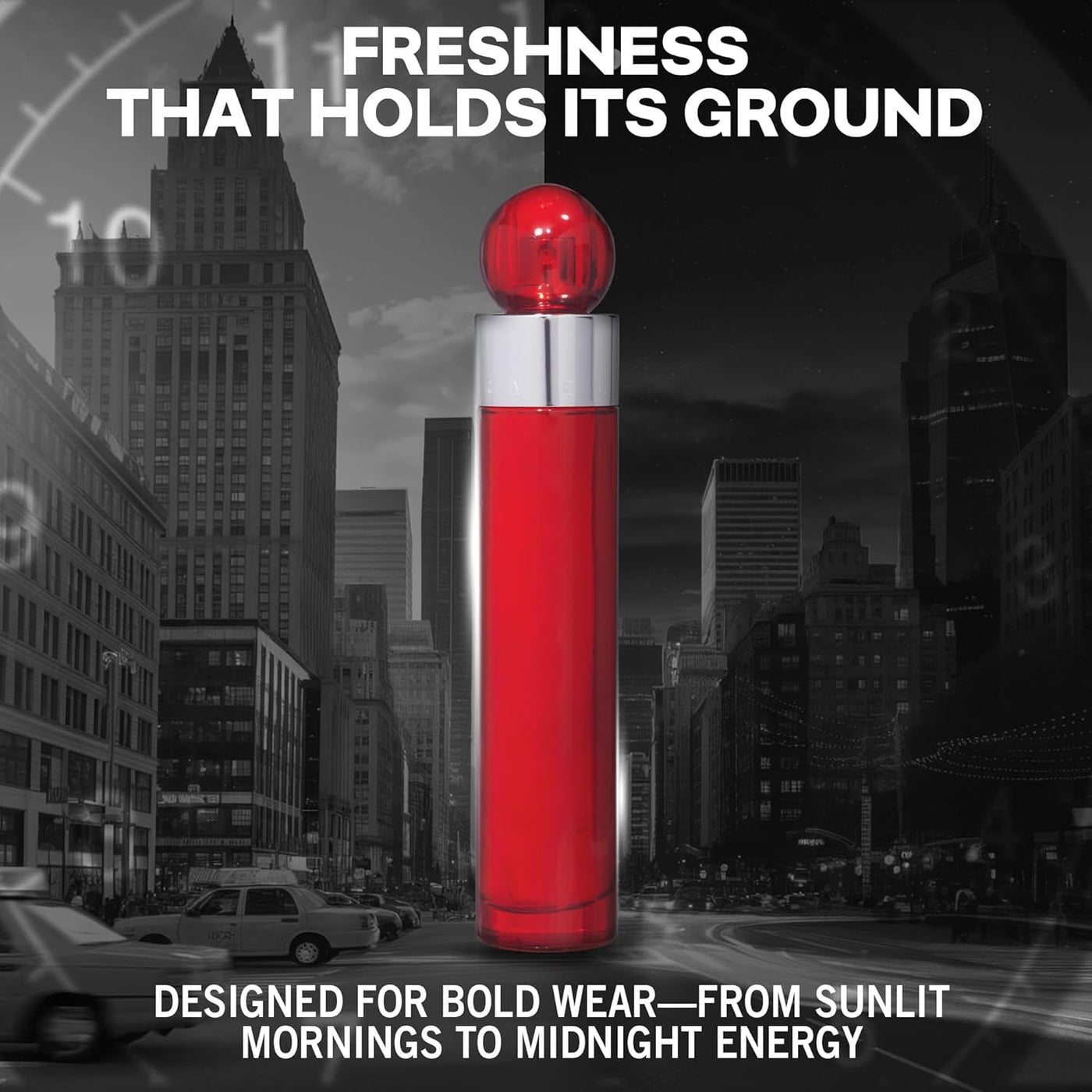 Perry Ellis Eau de Toilette 360 Red para hombres con atomizador, 1....