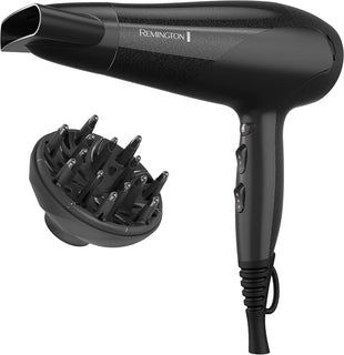 Remington D3190 Secador de pelo con control del daño, secador iónico, secador de cabello, color morado