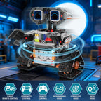 Kit de construcción de robot STEM para niños, control remoto 5 en 1 y juego controlado por aplicación, juegos de construcción STEM, robot espacial RC, juguete de construcción STEM, juguete de