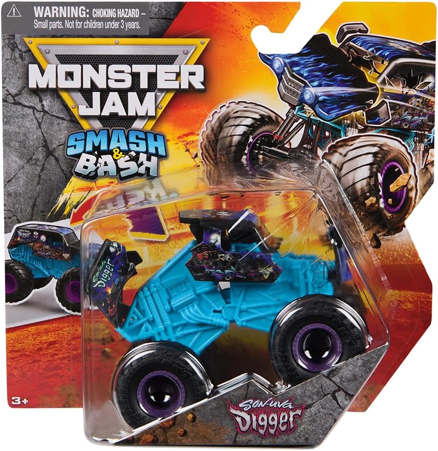 Monster Jam Smash Bash Son-uva Digger - Camión monstruo