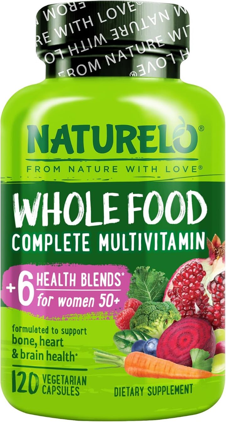NATURELO Multivitamínico de alimentos integrales para mujeres mayor...