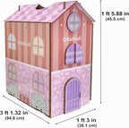 KidKraft Play & Store Cottage - Casa de muñecas de madera con 36 accesorios