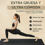 Gorilla Mats Esterilla de Yoga Premium Grande – 6 x 4 pies, 7 x 5 pies (8mm) extra gruesa y ultra cómoda, antideslizante, esterilla de ejercicio descalzo – funciona muy bien en cualquier suelo para