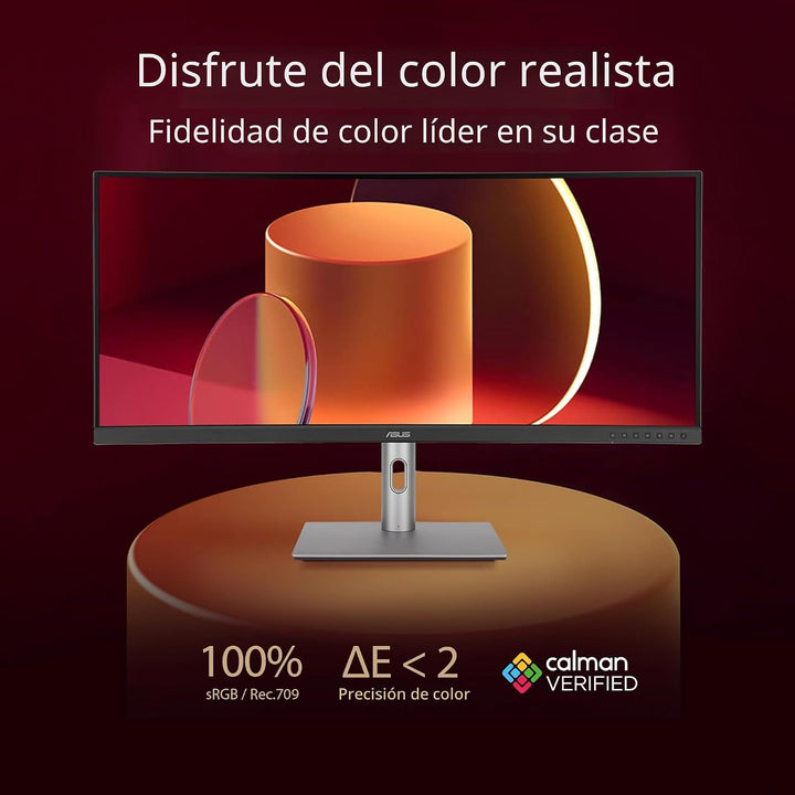 ASUS ProArt PA34VCNV Monitor profesional ultraancho de 34 pulgadas...