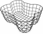 Cesta de juguetes de metal para perros con forma de hueso, cubo