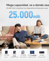CUKTECH NO.20 Cargador portátil de 140W, banco de energía de 25,000...