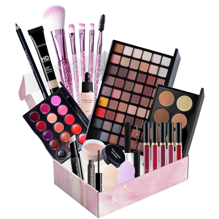 Kit completo de maquillaje para niñas, adolescentes, mujeres, kit d...
