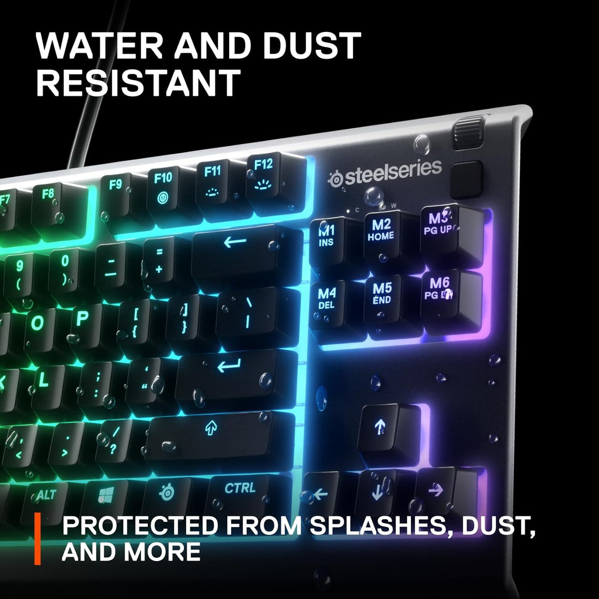 SteelSeries Teclado para juegos Apex 3 TKL RGB - Factor de forma co...