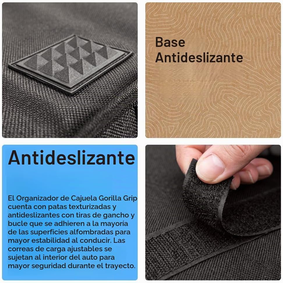 GORILLA GRIP - Organizador de maletero para SUV y automóviles