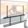 MonTEK - Soporte para barra de sonido debajo del televisor, se adapta a la