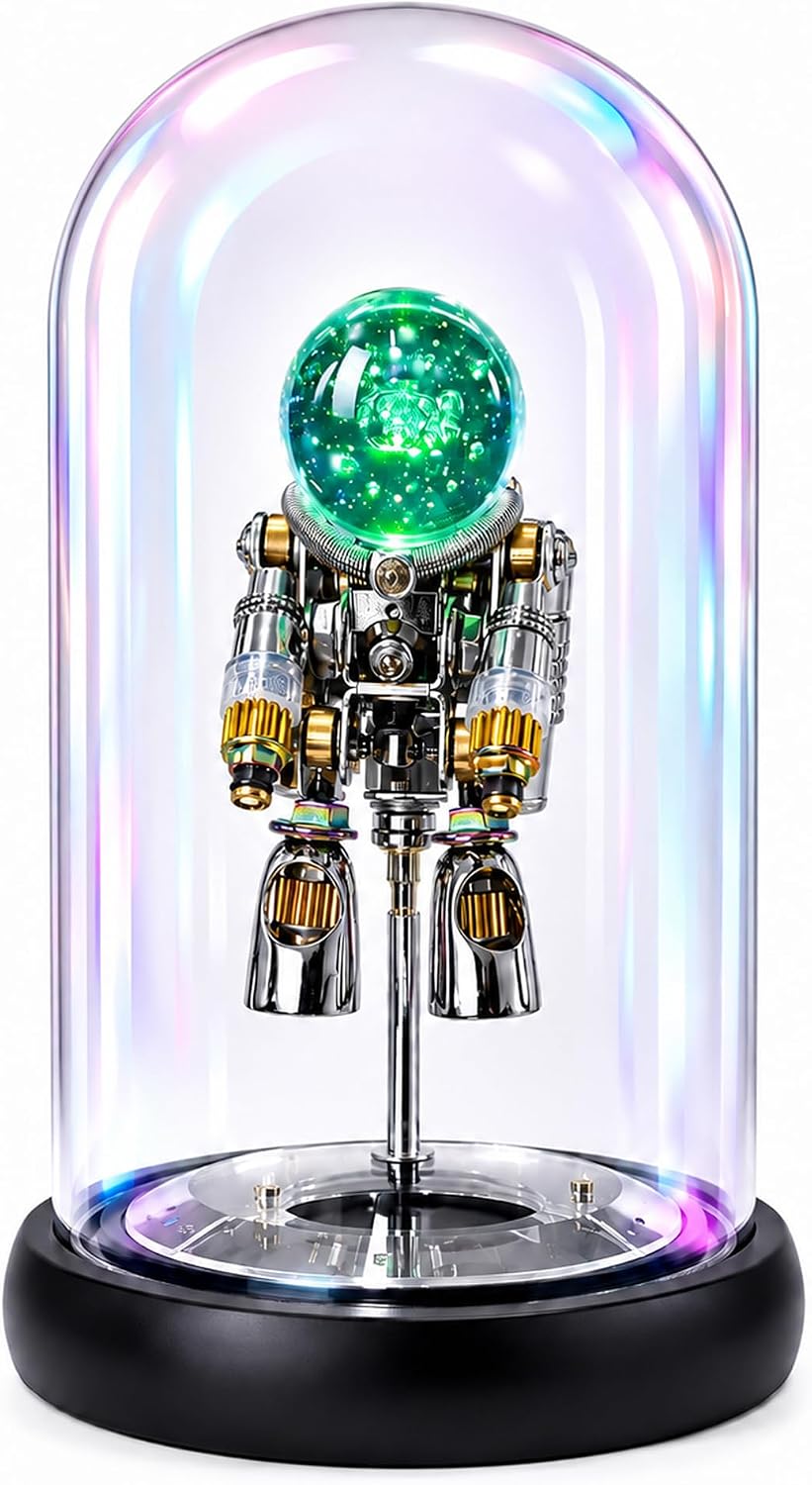 MOSTARLE Nebula Astronauta 3D Puzzle de Metal DIY Kit Modelo Steampunk