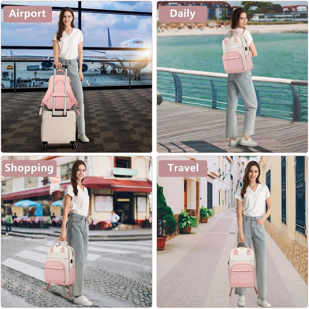 bagswan Mochila para Laptop para Mujeres Bolsa, 15,6 pulg.