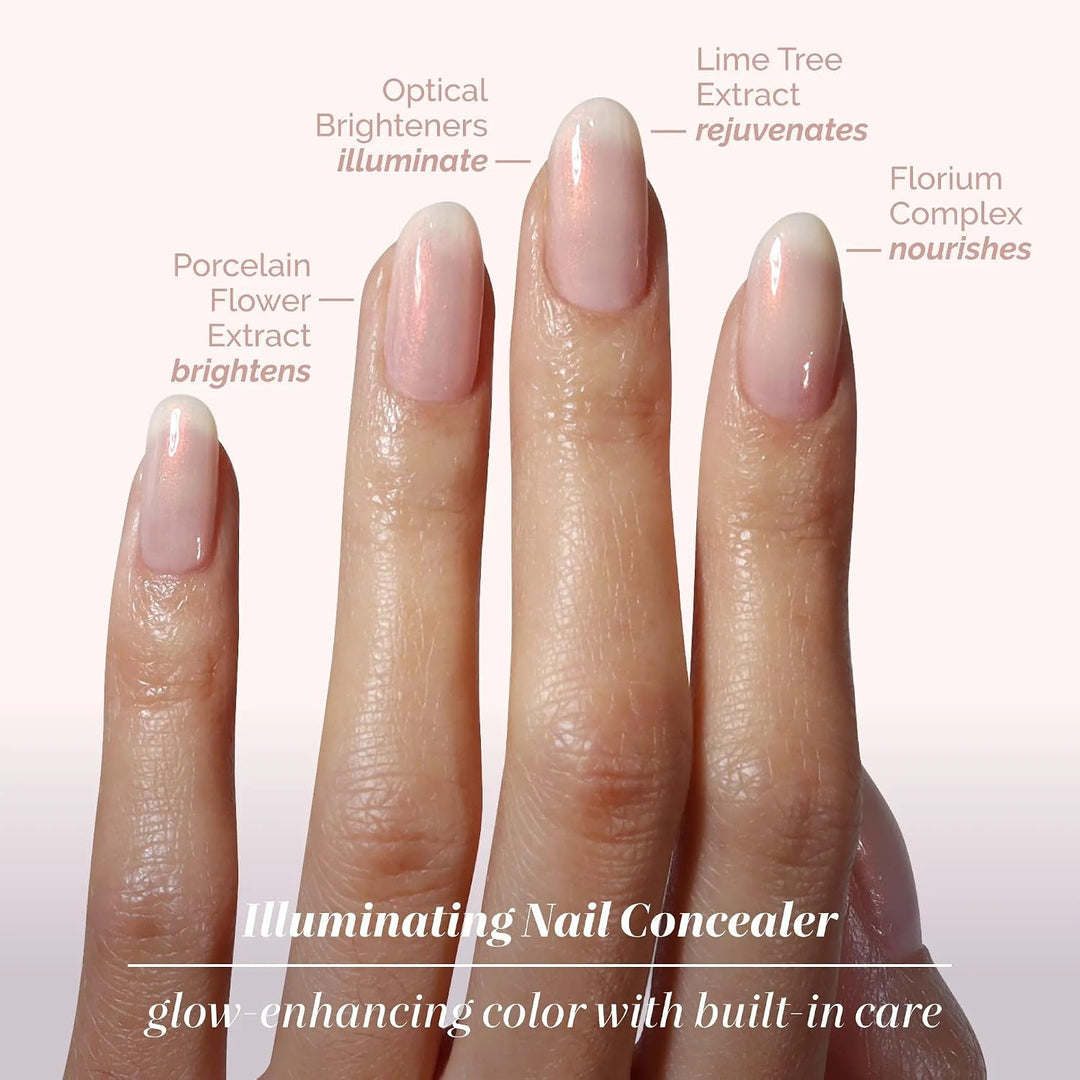 LONDONTOWN Corrector de uñas y gel Genius Top Coat Duos, ilumina e...