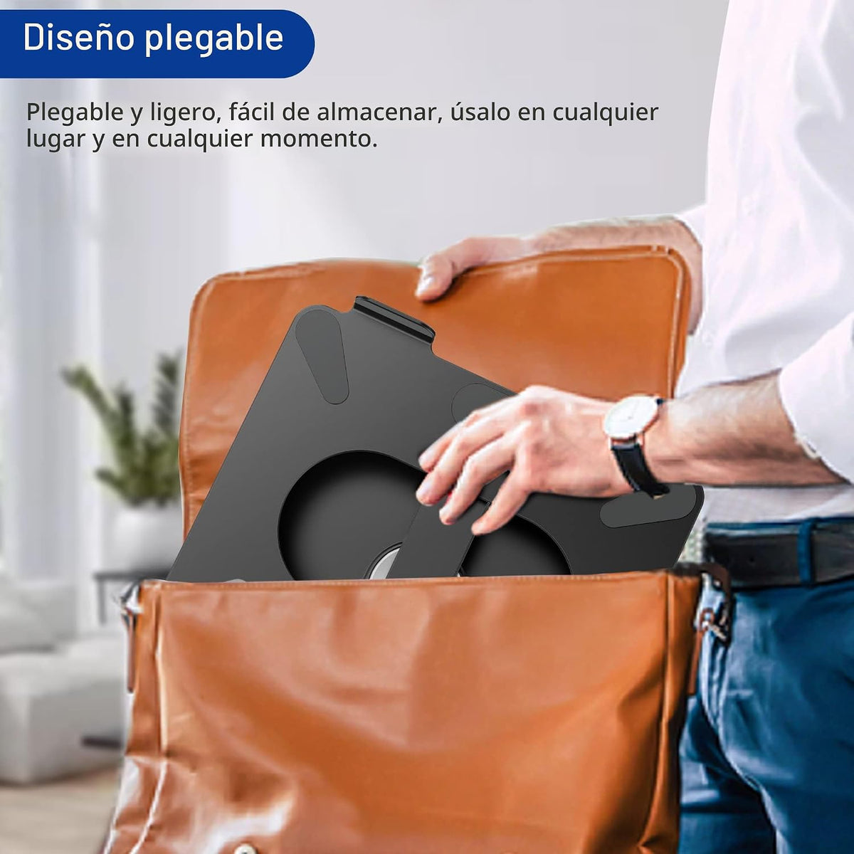 BESIGN LSX7 - Soporte para laptop con base giratoria de 360 grados,...