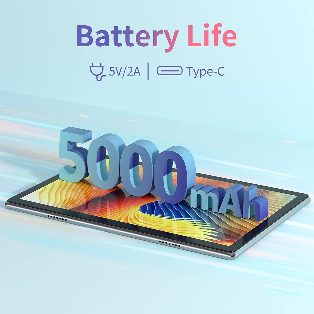 BYYBUO Tablet de 10.1 pulgadas Android 14 Tablets, 6GB RAM+64GB ROM...