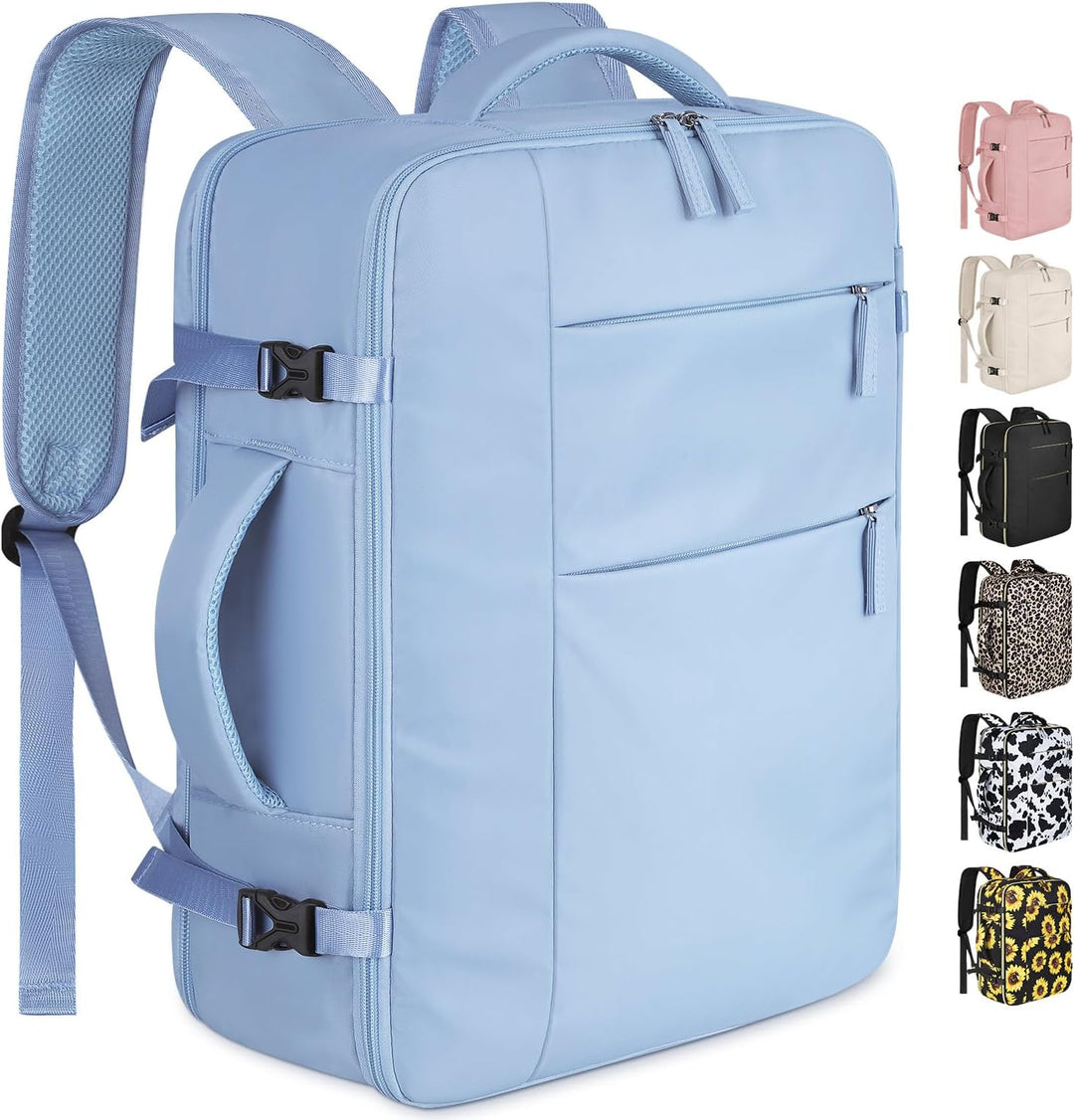 Capolo Mochila de viaje para mujeres y hombres, mochila impermeable...