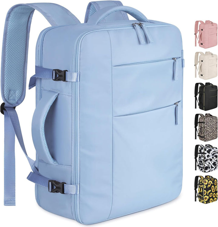 Capolo Mochila de viaje para mujeres y hombres, mochila impermeable...