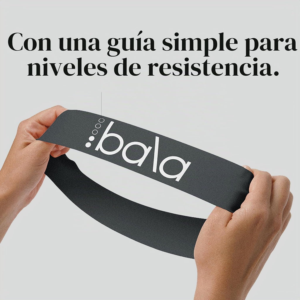 Bala Bands Bandas de Resistencia, Bandas Elásticas para glúteos para entrenamientos en casa, 5 Pack