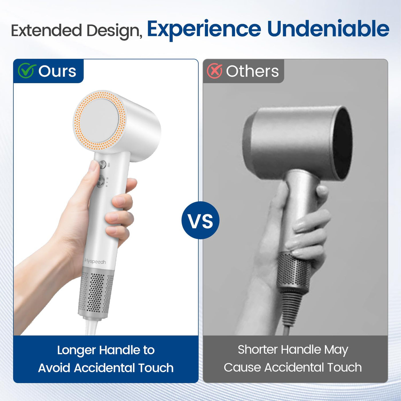 Hair Dryer with 110000 RPM High Speed 1400w Motor for 1-5min Fast D...