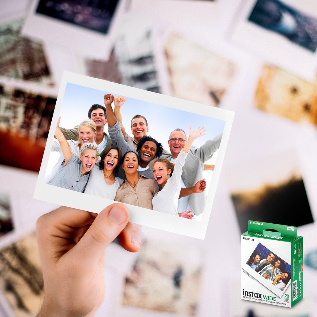 Película Fuji instax para cámaras Fujifilm instax Wide 300, 200, an...